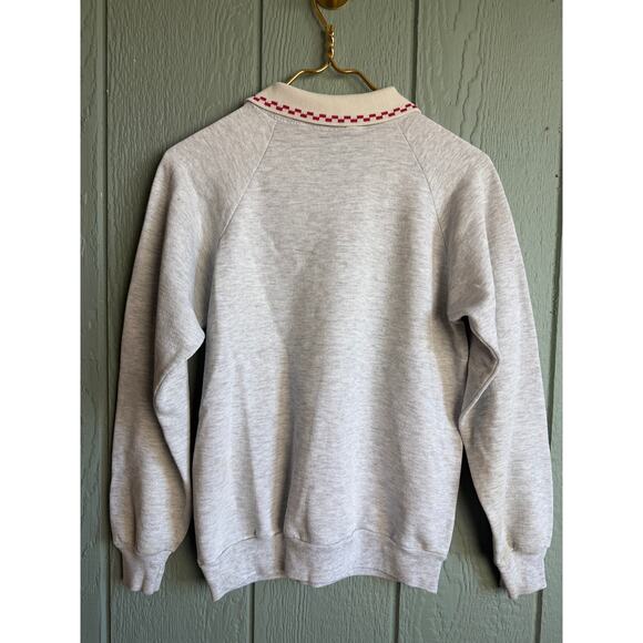 Vintage Apple Orchard Sweatshirt Women’s M USA Made Cottagecore Embroidered - Picture 7 of 8